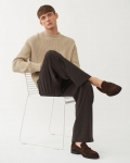 Vagabond Mario Loafer - Dunkelbraunes, Veloursleder