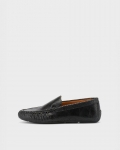 Vagabond Mika Loafer - Schwarzes, Geprägtes Leder