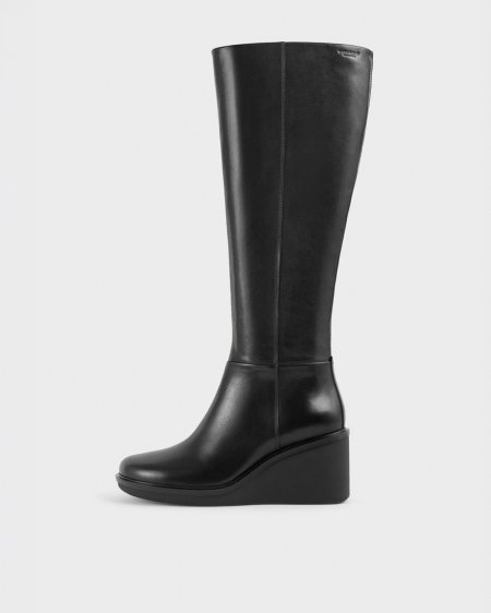 Vagabond Deena Hohe Stiefel - Schwarzes, Leder Vagabond Deena Hohe Stiefel - Schwarzes, Leder