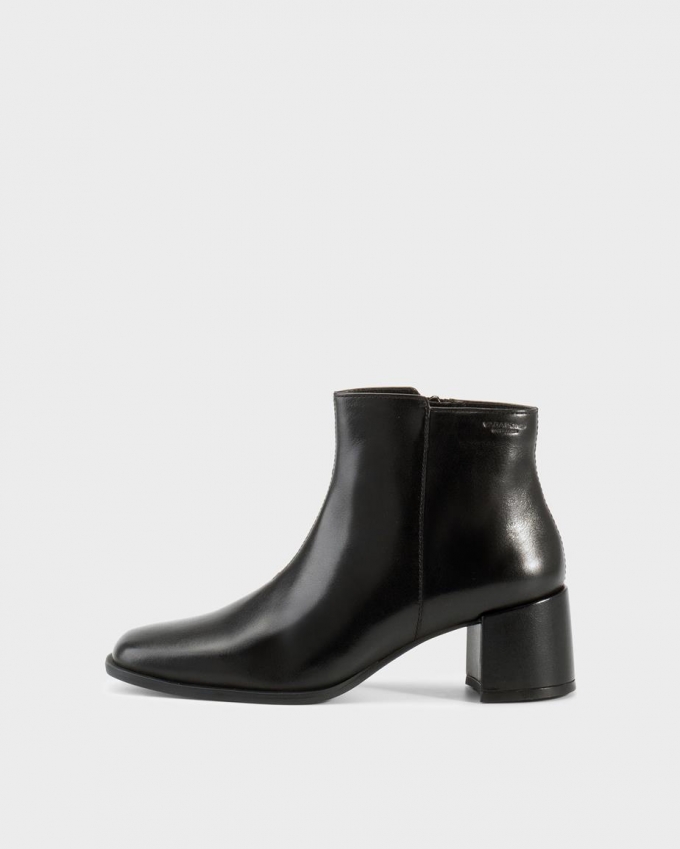 Vagabond Stina Stiefel - Schwarzes, Leder Vagabond Stina Stiefel - Schwarzes, Leder
