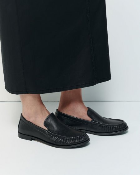 Vagabond Brandi Loafer - Schwarzes, Leder