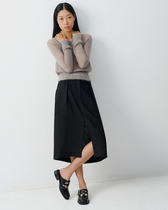 Vagabond Ellis Mules - Schwarzes, Poliertes Leder Vagabond Ellis Mules - Schwarzes, Poliertes Leder