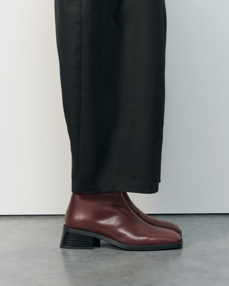 Vagabond Blanca Stiefeletten - Dunkelrotes, Leder
