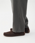 Vagabond Lorenzo Loafer - Dunkelbraunes, Veloursleder