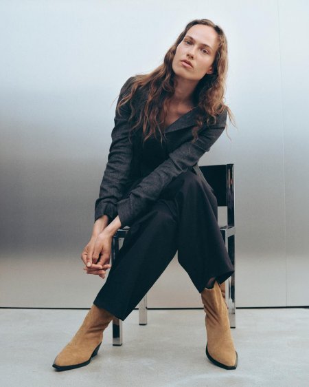 Vagabond Kelsey Stiefeletten - Beiges, Veloursleder Vagabond Kelsey Stiefeletten - Beiges, Veloursleder