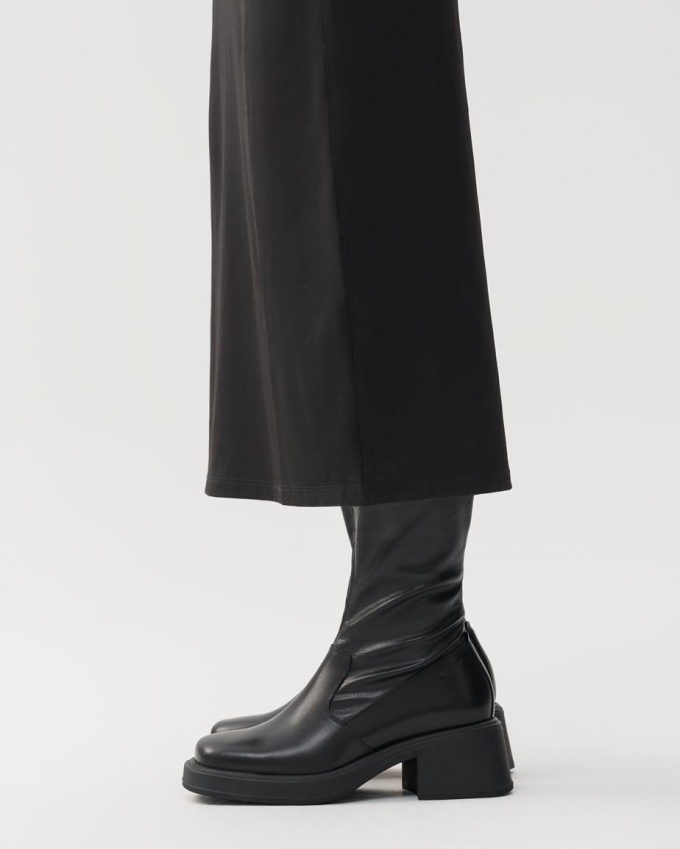 Vagabond Dorah Stiefel - Schwarzes, Leder/Kombination Vagabond Dorah Stiefel - Schwarzes, Leder/Kombination
