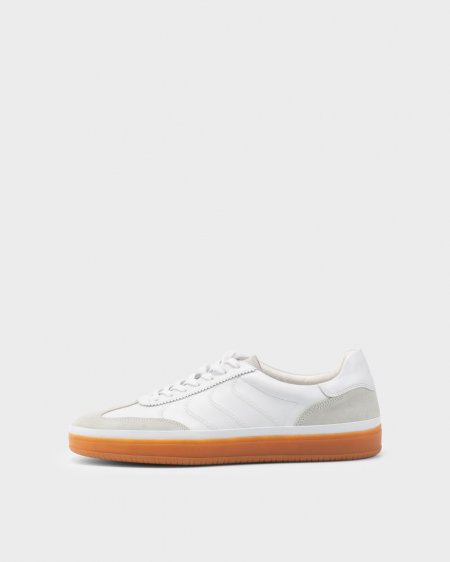 Vagabond Leo Sneaker - Weißes, Wildleder/Leder