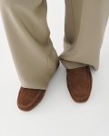 Vagabond Larissa Loafer - Braunes, Veloursleder