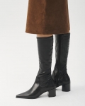 Vagabond Giselle Hohe Stiefel - Schwarzes, Leder/Kombination