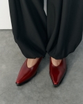 Vagabond Elly Pumps - Rotes, Gebürstet Leder
