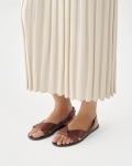 Vagabond Tia 2.0 Sandalen - Braunes, Leder