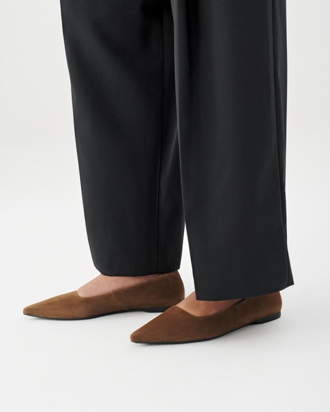 Vagabond Hermine Ballerinas - Braunes, Veloursleder Vagabond Hermine Ballerinas - Braunes, Veloursleder