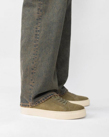 Vagabond Paul 2.0 Sneaker - Grünes, Veloursleder