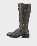 Vagabond Karlie Hohe Stiefel - Braunes, Gebürstet Leder
