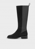 Vagabond Sheila Hohe Stiefel - Schwarzes, Veloursleder