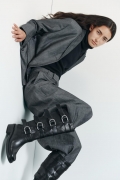 Vagabond Karlie Hohe Stiefel - Schwarzes, Leder