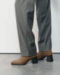 Vagabond Hedda Stiefel - Dunkelbraunes, Veloursleder