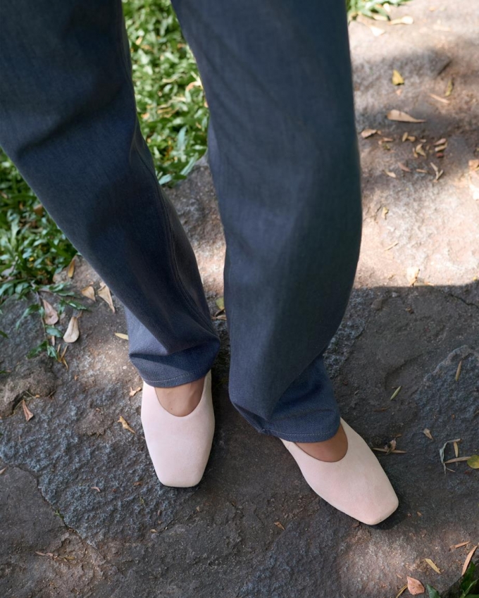 Vagabond Delia Ballerinas - Hellrosa, Veloursleder