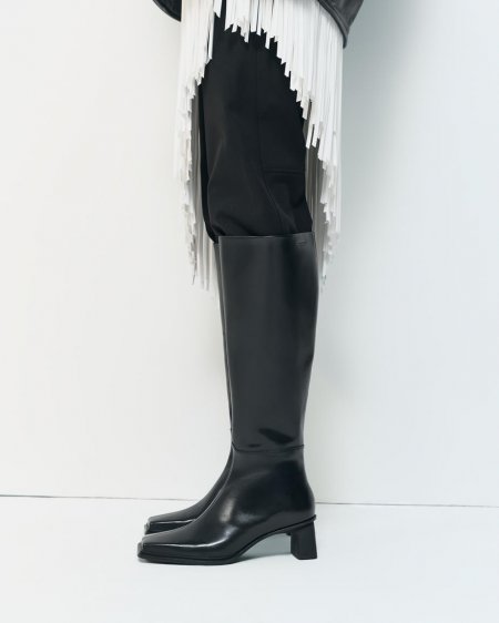 Vagabond Elvina Hohe Stiefel - Schwarzes, Leder Vagabond Elvina Hohe Stiefel - Schwarzes, Leder