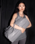 Vagabond Cannes Maxi Tasche - Hellgrau, Leder