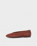 Vagabond Aleya Ballerinas - Dunkelrotes, Veloursleder