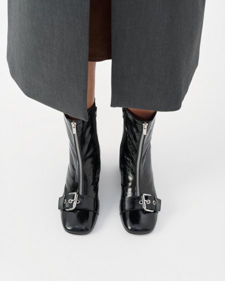 Vagabond Livia Stiefeletten - Schwarzes, Lackleder Vagabond Livia Stiefeletten - Schwarzes, Lackleder