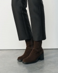 Vagabond Meryl Stiefel - Dunkelbraunes, Veloursleder