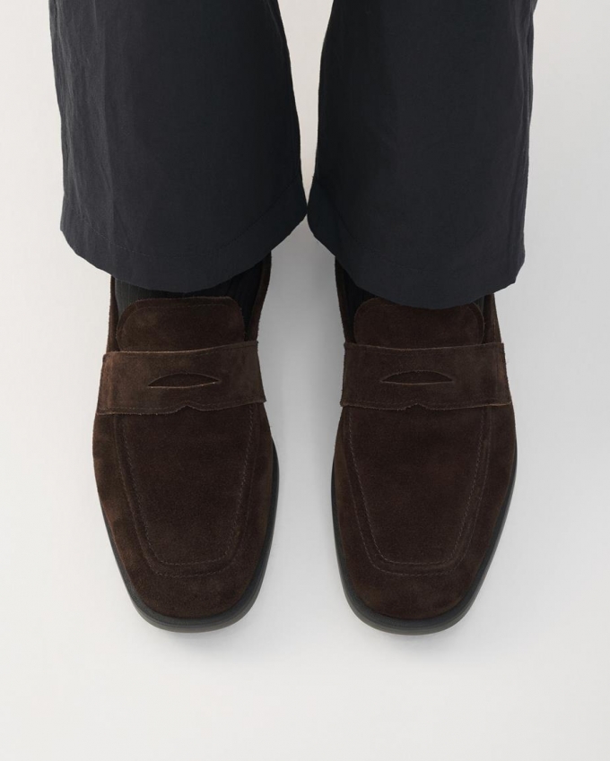Vagabond Troy Loafer - Braunes, Veloursleder Vagabond Troy Loafer - Braunes, Veloursleder
