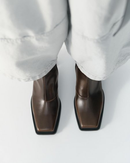 Vagabond Elvina Stiefeletten - Braunes, Gebürstet Leder