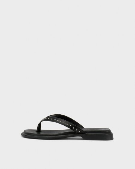 Vagabond Izzy Sandalen - Schwarzes, Leder