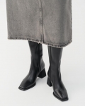 Vagabond Hedda Hohe Stiefel - Schwarzes, Leder