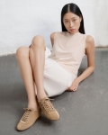 Vagabond Hollie Sneaker - Beiges, Veloursleder