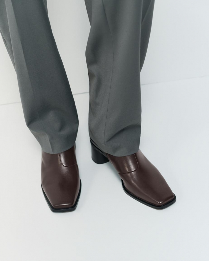 Vagabond Fay Stiefeletten - Dunkelbraunes, Leder Vagabond Fay Stiefeletten - Dunkelbraunes, Leder