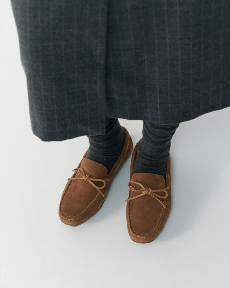 Vagabond Larissa Loafer - Braunes, Veloursleder