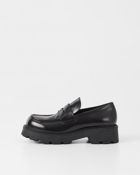 Vagabond Cosmo 2.0 Loafer - Schwarzes, Poliertes Leder