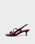 Vagabond Jonna Sandaletten - Dunkelrotes, Leder
