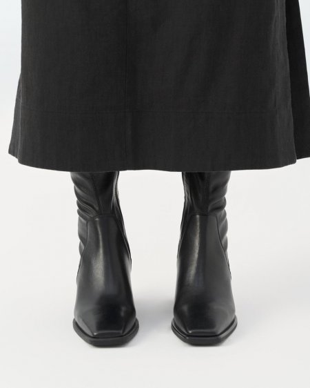 Vagabond Hedda Stiefeletten - Schwarzes, Leder/Kombination Vagabond Hedda Stiefeletten - Schwarzes, Leder/Kombination