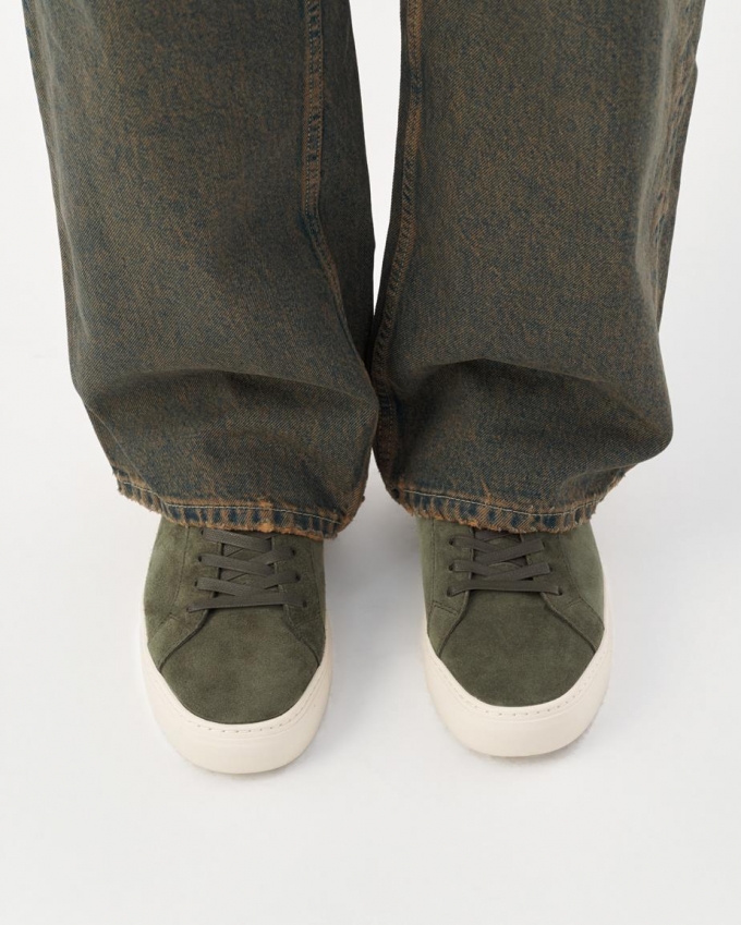 Vagabond Paul 2.0 Sneaker - Dunkelgrün, Veloursleder Vagabond Paul 2.0 Sneaker - Dunkelgrün, Veloursleder