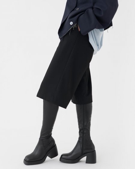 Vagabond Brooke Hohe Stiefel - Schwarzes, Leder/Kombination