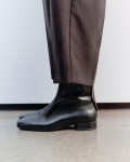 Vagabond Mona Stiefel - Schwarzes, Leder/Kontrastkanten