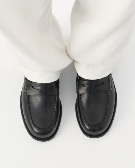 Vagabond Linn Loafer - Schwarzes, Leder