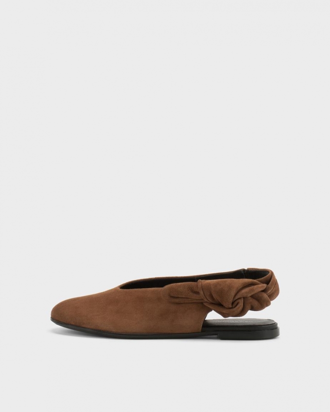Vagabond Aleya Ballerinas - Braunes, Veloursleder Vagabond Aleya Ballerinas - Braunes, Veloursleder