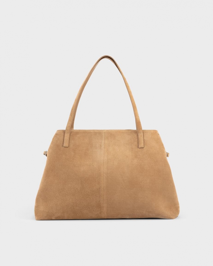 Vagabond Cannes Tasche - Beiges, Veloursleder