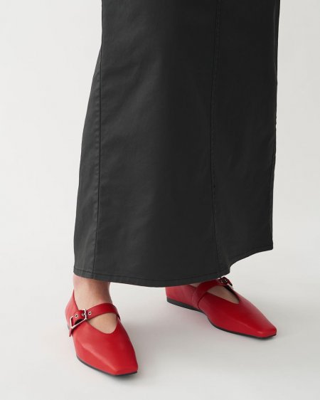 Vagabond Wioletta Ballerinas - Rotes, Leder