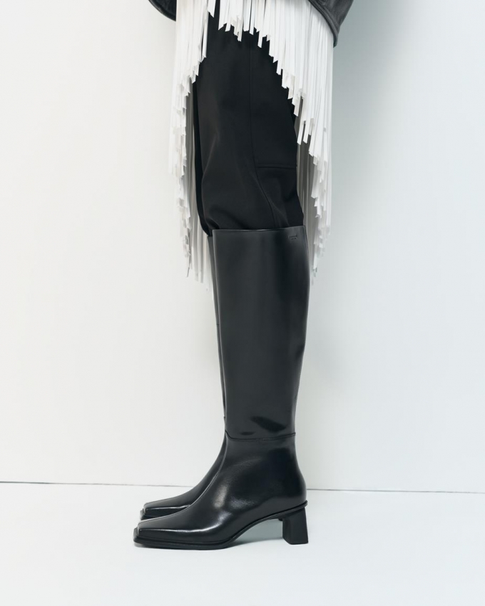 Vagabond Elvina Hohe Stiefel - Schwarzes, Leder Vagabond Elvina Hohe Stiefel - Schwarzes, Leder