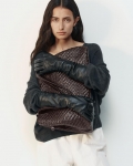 Vagabond Extra Long Glove W - Schwarzes, Leder