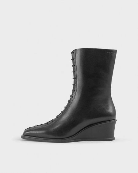 Vagabond Aino Stiefel - Schwarzes, Leder Vagabond Aino Stiefel - Schwarzes, Leder