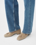 Vagabond Debbi Loafer - Beiges, Veloursleder