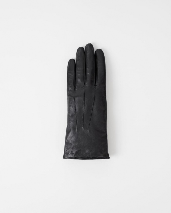 Vagabond Classic Glove W - Schwarzes, Leder Vagabond Classic Glove W - Schwarzes, Leder