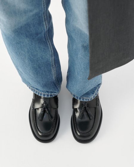 Vagabond Linn Loafer - Schwarzes, Poliertes Leder